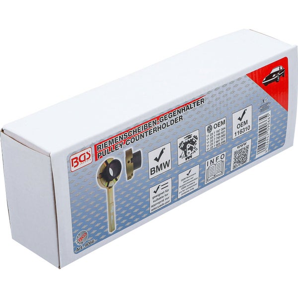 BGS Technic Riemenscheiben-Gegenhalter in der Verpackung