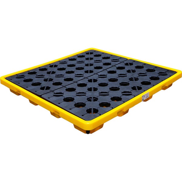 BGS Öl-Auffangwanne mit Gitterrost für 4 x 200 l Fässer - 70050
