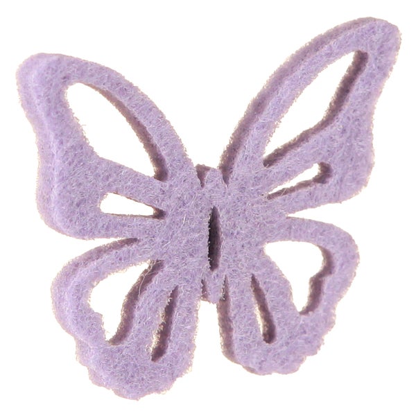 Dekorative Filz-Applikation in Schmetterlingsform