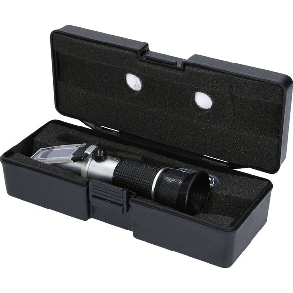 KS TOOLS Refraktometer - optisches Prüfgerät für Batterieflüssigkeit Frostschutzmittel und AdBlue-Zusätze - 550.1285