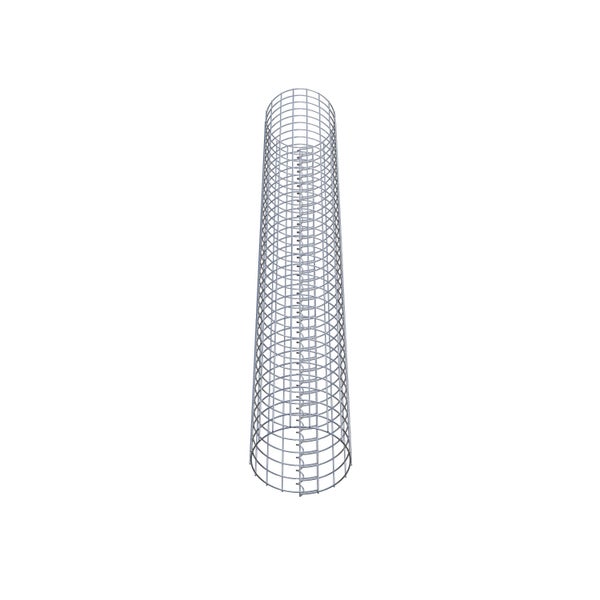 Gabionensäule Durchmesser 27 cm MW 5 x 5 cm rund - Höhe: 180 cm
