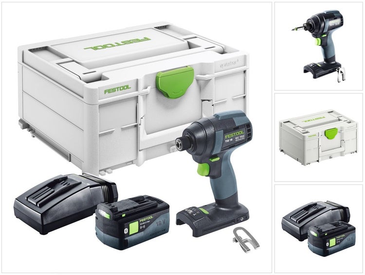 Festool Akku-Schlagschrauber Set mit Systainer, Akku und Ladegerät