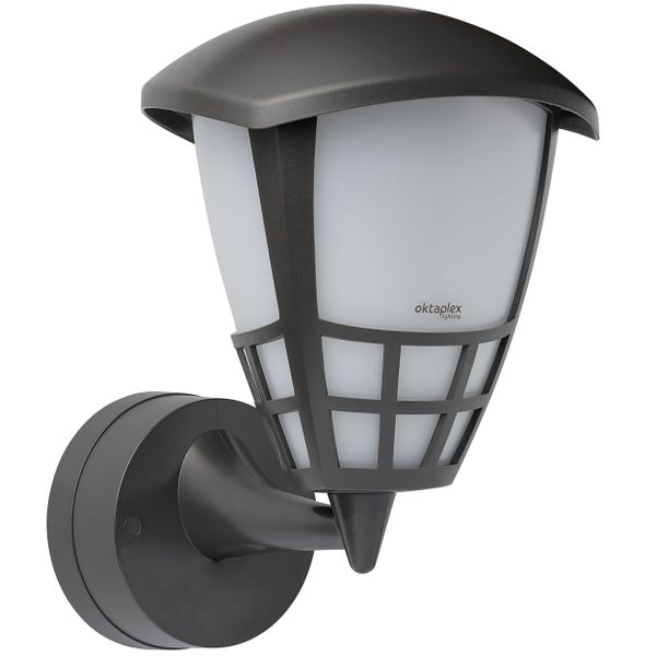 Außenleuchte Oktaplex Bel anthrazit E27 Lichtfarbe wechselbar IP54 Wandlaterne Außenwandleuchte 230V