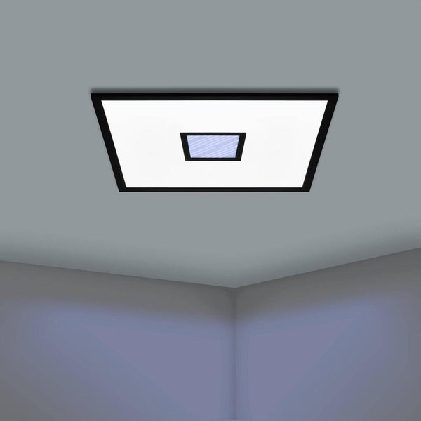 LED Deckenleuchte RGBW Bordonara in Schwarz und Weiß 36W 4900lm