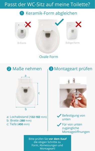 Calmwaters® WC Sitz Holz mit Absenkautomatik Motiv Wild West, Fast-Fix-Befestigung aus Metall, universale O-Form, stabiler Holzkern Toilettendeckel, Komfort Toilettensitz - 26LP2816