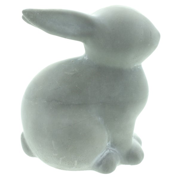 FRANK FLECHTWAREN|Hase Zement, 11 x 7 x 14 cm, ZEMENT