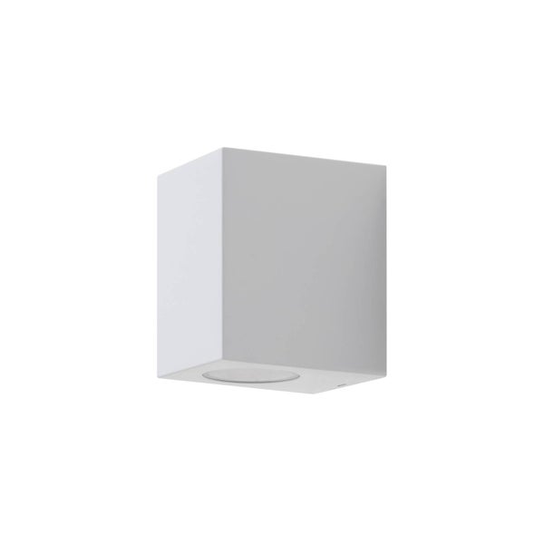 PRIOS Wandleuchte außen Irfan (spritzwassergeschützt (Modern) in Weiß (1 flammig, GU10) - Außenwandleuchten Wandlampe Led Außenlampe Outdoor für Außenwand/Hauswand Haus