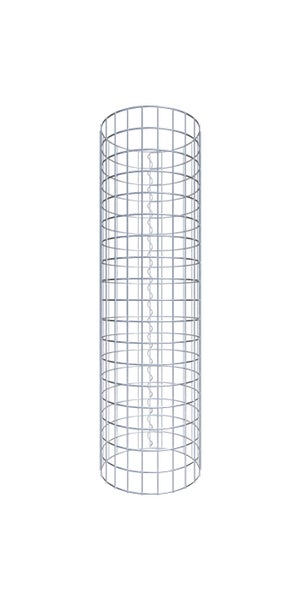 Gabionensäule Durchmesser 37 cm MW 5 x 5 cm rund - Höhe: 90 cm