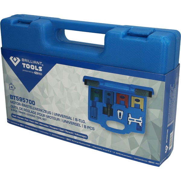 BRILLIANT TOOLS Nockenwellen-Arretierwerkzeug-Satz für VAG Ford Opel Saab - BT595700
