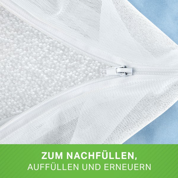 Nachfüllbeutel mit Styroporkügelchen für Sitzsäcke und Kissen mit Reißverschluss