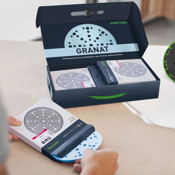 Festool Granat Schleifscheiben im Set für Schleifmaschinen