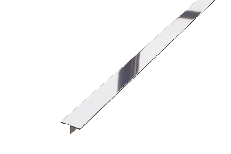 Edelstahl T-Profil für den Innenausbau