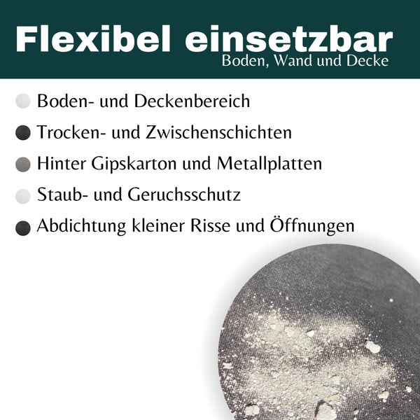 AMF Life Rieselschutzvlies, Rieselschutzbahn, Bodenschutz, Unterlage, Abdeckvlies,  1,5 x 25m, 80g/m², schwarz