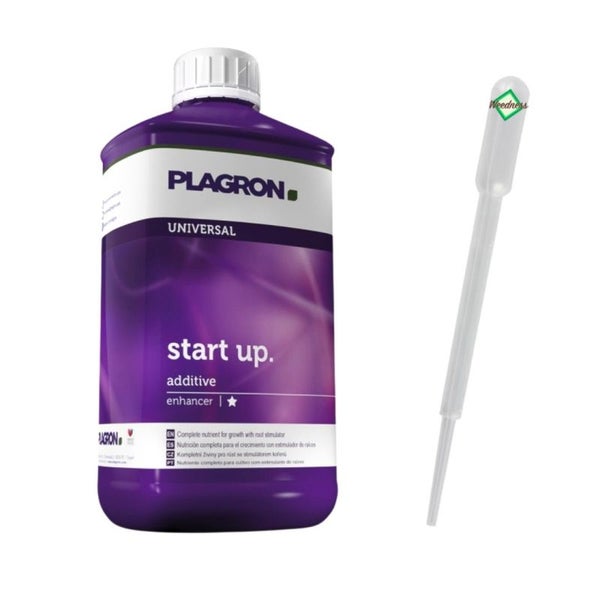 Plagron Start Up 1 Liter – Mineralischer Dünger für Jungpflanzen & Stecklinge, optimales Wachstum, vielseitig einsetzbar mit Pipette für präzise Dosierung