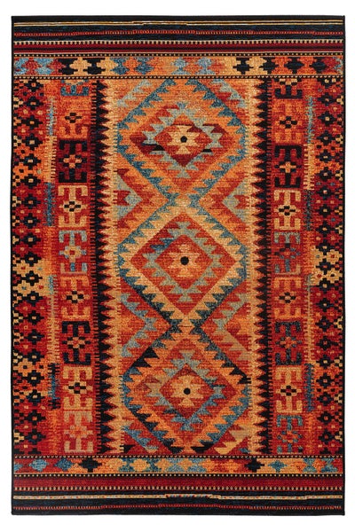 Kurzflor Teppich Calliope Multi Modern, Orientalisch 200 x 290 cm
