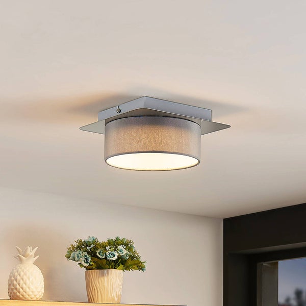 Lindby Deckenlampe Aviola (Modern) in Alu aus Metall (1 flammig, GX53 ) - Deckenleuchte Lampe Wohnzimmerleuchte