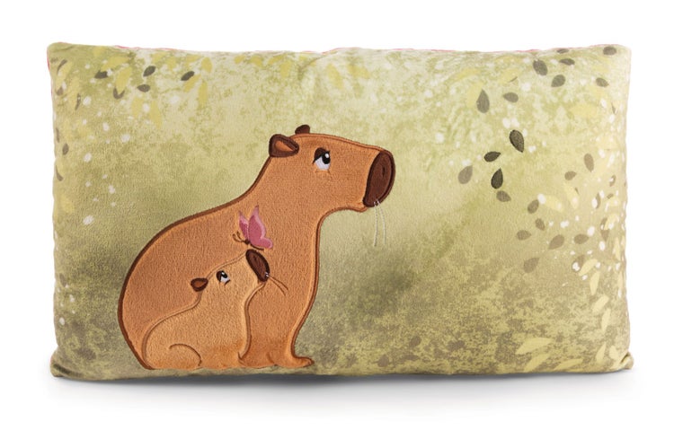 Nici 61226 Kissen Capybara Capy-Barbara 43x25cm GREEN