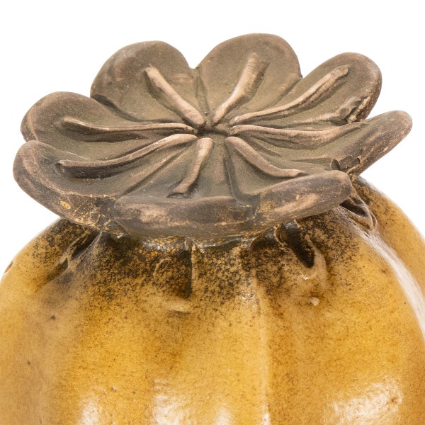 Dekorative Mohnblume aus Keramik