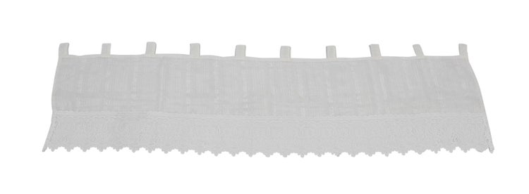 FRANK FLECHTWAREN|Fenstervorhang Romantik, 140 x 40 cm, POLYESTER