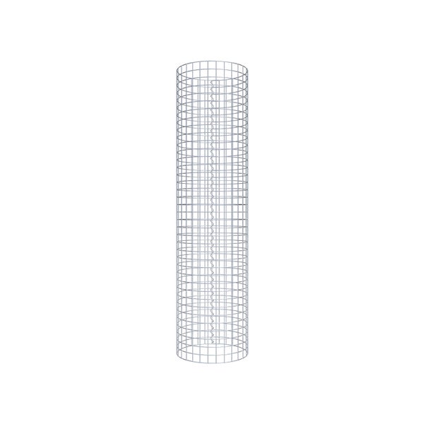 Gabionensäule Durchmesser 47 cm MW 5 x 5 cm rund - Höhe: 190 cm