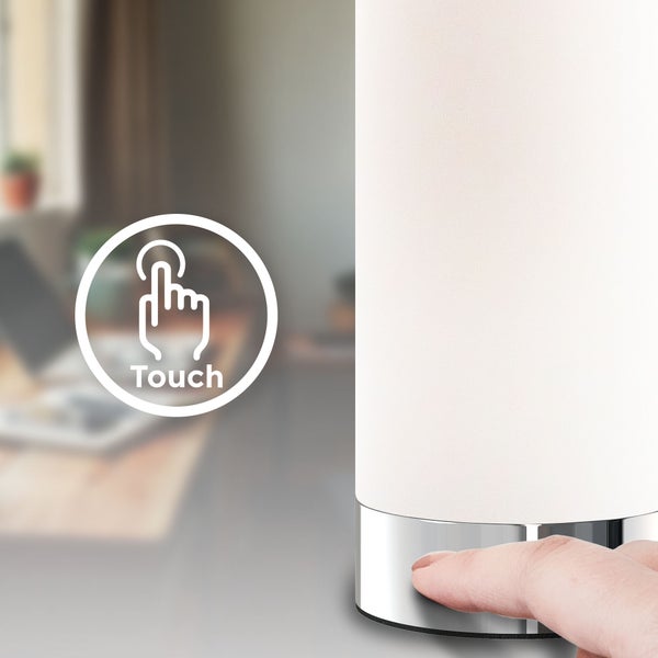 Berührungssymbol auf einer Lampe zur Steuerung durch Berührung