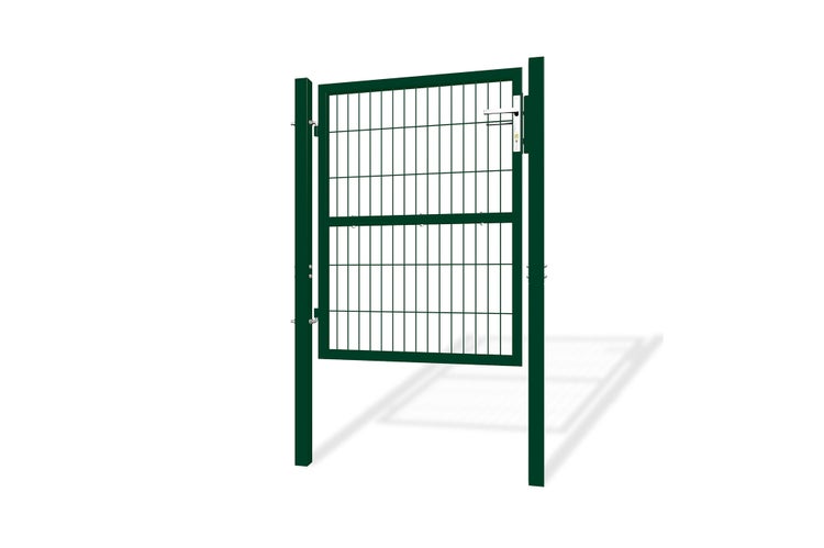 RAZO Zauntor Metall 1m Gartentür  Breite 106  x Höhe 126 cm Moosgrün