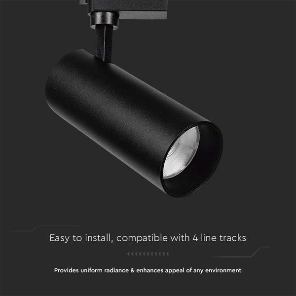 V-TAC VT-11035 - LED-Schienenleuchten - COB-Schienenleuchten - Samsung - IP20 - Schwarz - 35 Watt