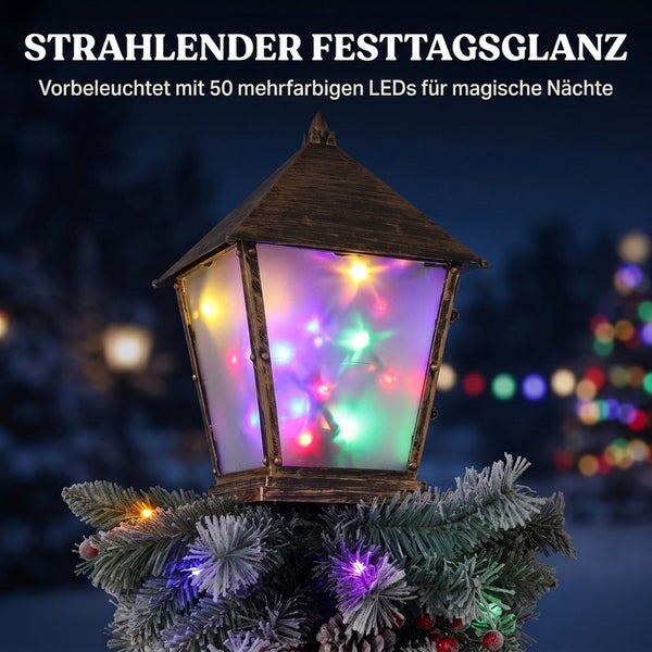 Outsunny Weihnachts-Straßenlaterne, 150 cm