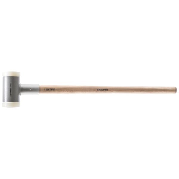 Halder SUPERCRAFT-Vorschlaghammer rückschlagfrei mit Hickorystiel Ø 100 mm / 7 kg Nylon - 3366.107