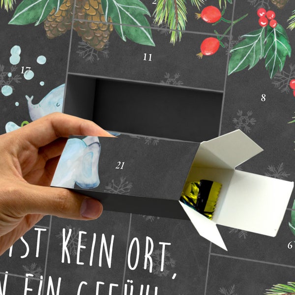 Mr. & Mrs. Panda Befüllbarer Adventskalender Elefant Seifenblasen - Schwarz
