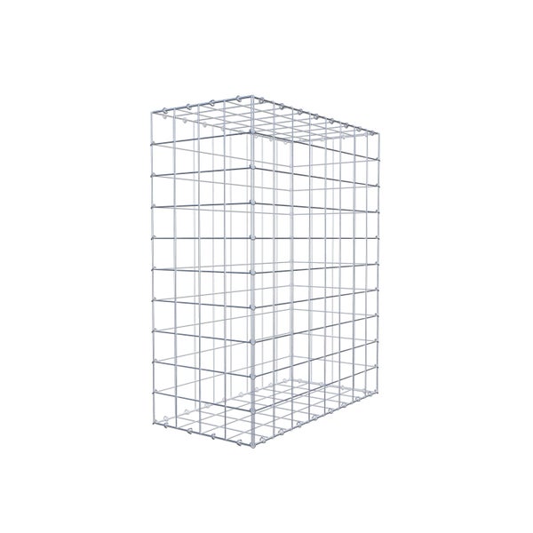 Gabione 100 cm x 80 cm x 40 cm (L x H x T), Maschenweite 10 cm x 10 cm, C-Ring