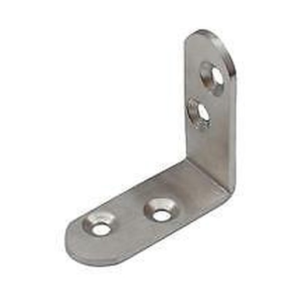 Winkelverbinder aus Metall mit vier Schraublöchern zur stabilen Holzverbindung
