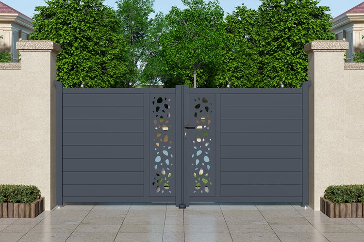 Rollbare Arbeitsbühne aus Aluminium mit Geländer