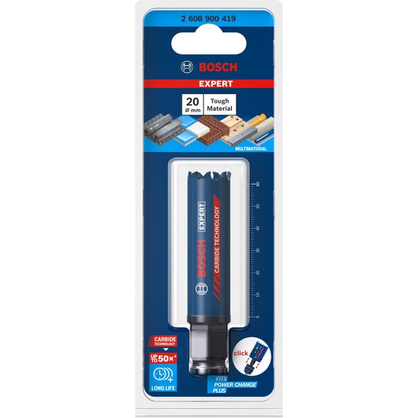 Bosch Expert Tough Material Lochsäge 20 x 60 mm - 2608900419