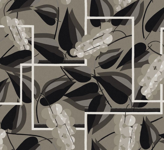 Nahaufnahme von Symphoricarpos-Pflanze mit Blättern und Beeren