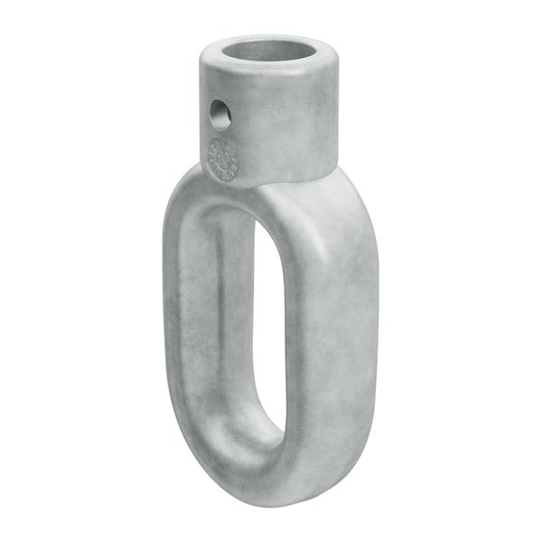 Feuerverzinkte Ringmutter für Pfosten aus Metall