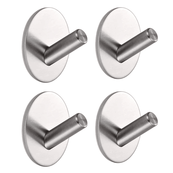 Vier Wandhaken aus Metall im Set