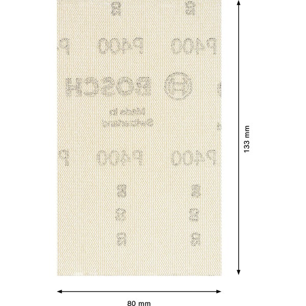 Bosch 10x Expert M480 Schleifnetz für Schwingschleifer 80 x 133 mm G 400 - 2608900742