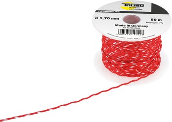 Triuso Maurerschnur aus Polypropylen 1,70 Millimeter Durchmesser 50 Meter Rolle