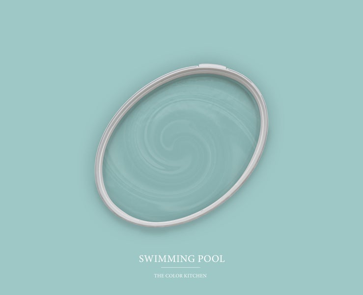 Wandfarbe Swimming Pool von The Color Kitchen.