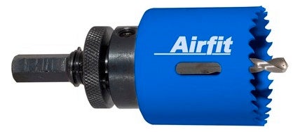 Airfit Kreisschneider 48 mm, HSS Bimetall, mit Aufnahme, für Kunststoff und Metall, 21048KS