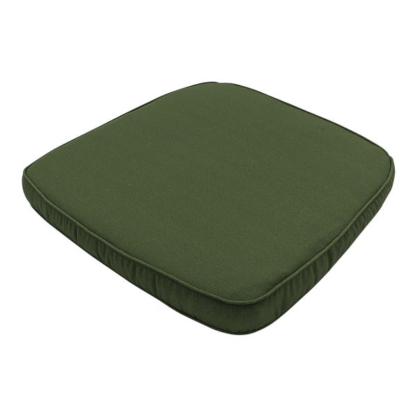 Sitzkissen Korbgeflecht Panama grün - ca. 48x48 cm - 4er-Set