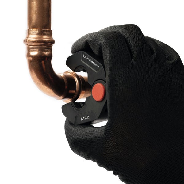 Rothenberger Compact ZBR Presswerkzeug mit Kupferrohr