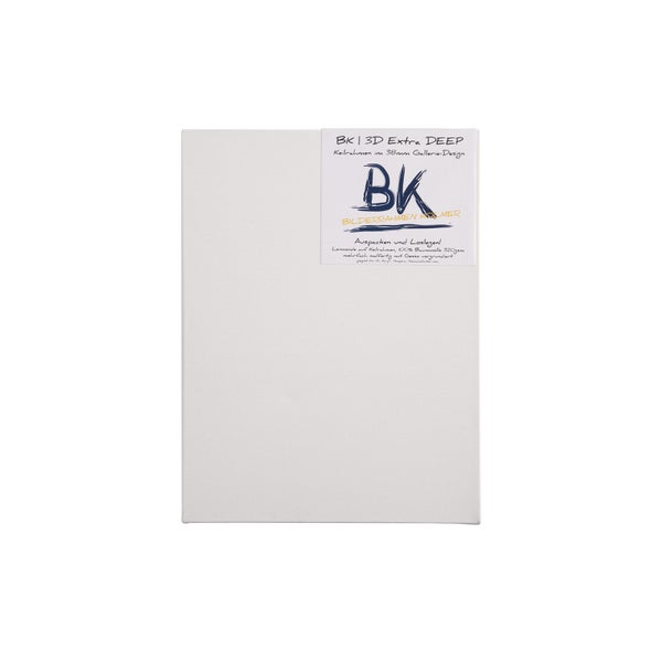 Leinwand  extra DEEP 4er Set 40x30 cm (LxB) hoher Keilrahmen weiß