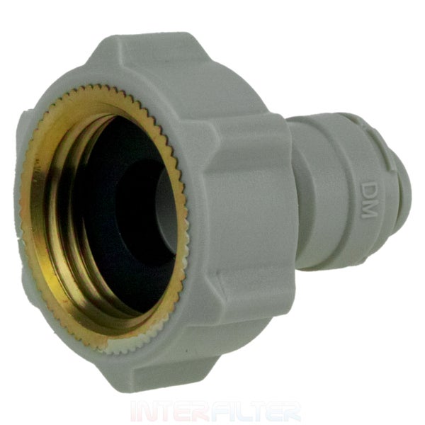 Adapter mit Innengewinde und Steckanschluss für Wasserfilter