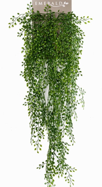 Künstliche Geigenfeige Ficus Lyrata mit hohem Stamm in einem schwarzen Topf.