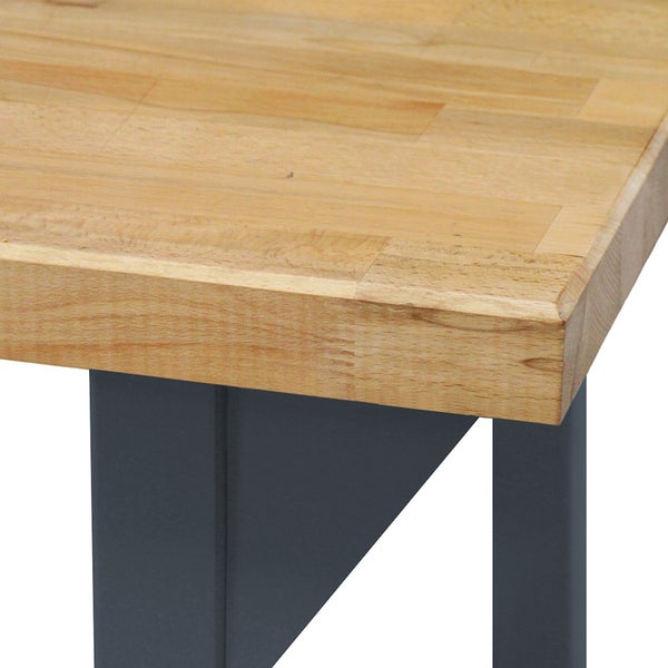 PROREGAL Werkbank Giant Rhino Plus mit Lochplatte HxBxT 131 x 200 x 70 cm Traglast 500 kg Anthrazitgrau