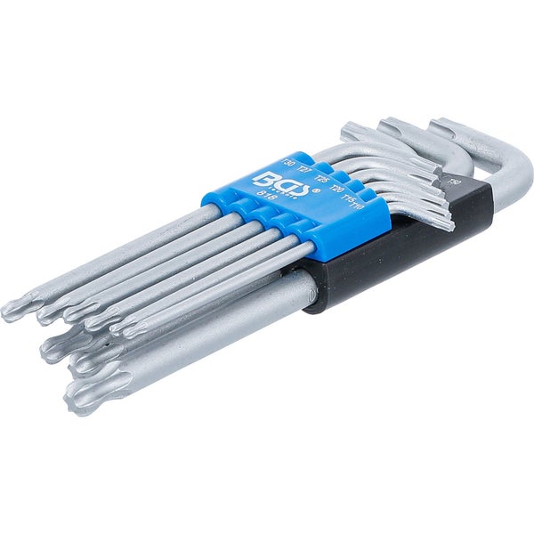 BGS Winkelschlüssel-Satz T-Profil (für Torx) mit Kugelkopf T10 - T50 mm 9tlg. - 818