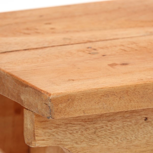 Hocker Jarno Mahagoni Massivholz naturfarben