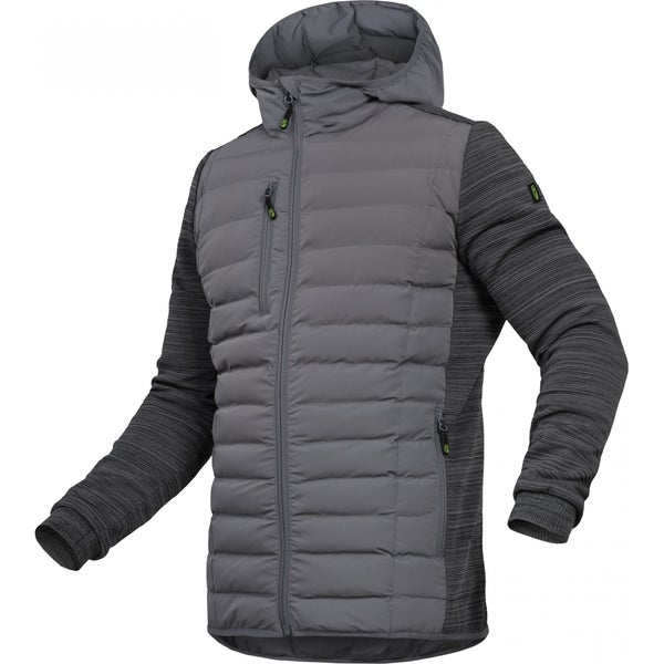 Leibwächter Hybridjacke Übergangsjacke grau Gr. S Herren